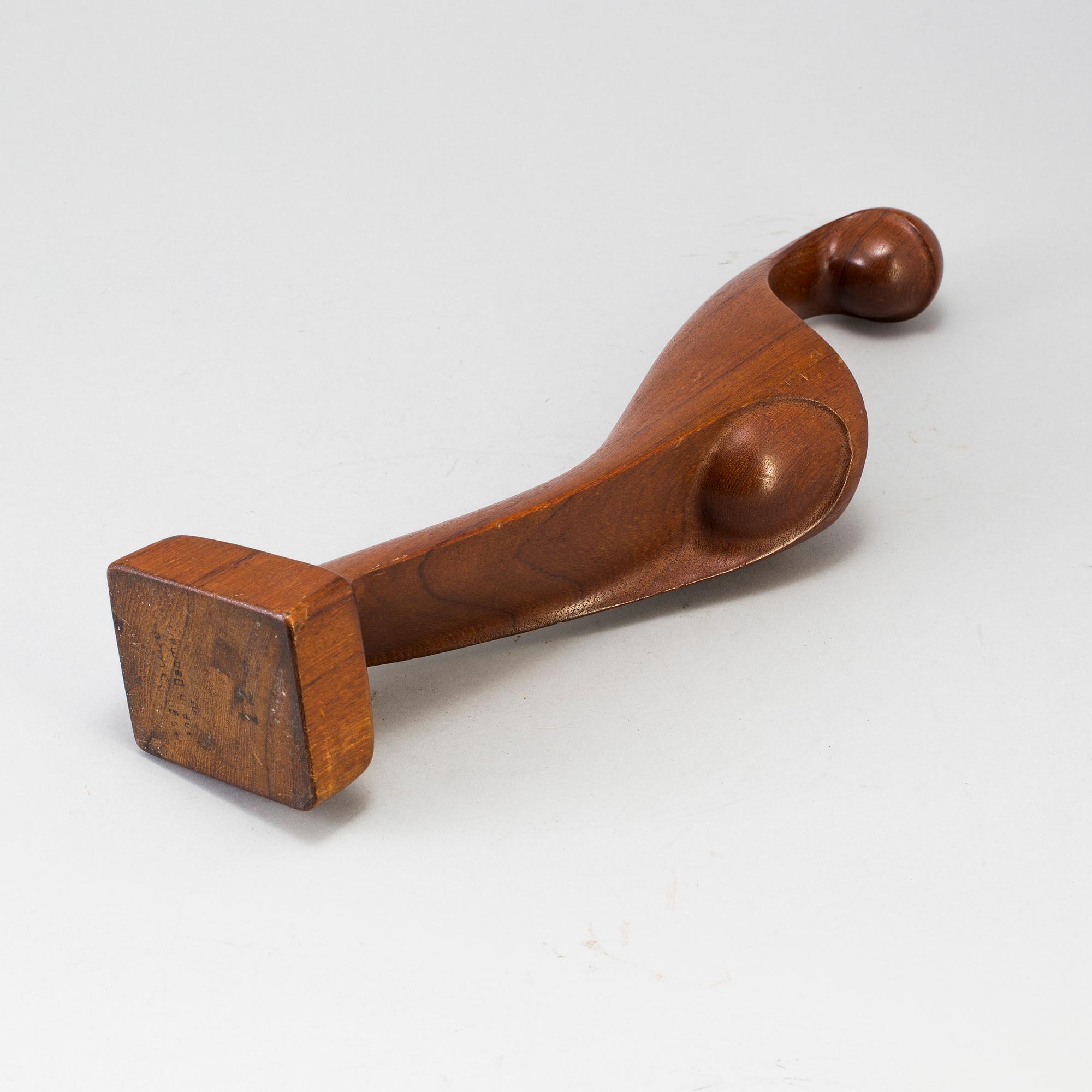 a Danish teak sculpture by Simon Randers.