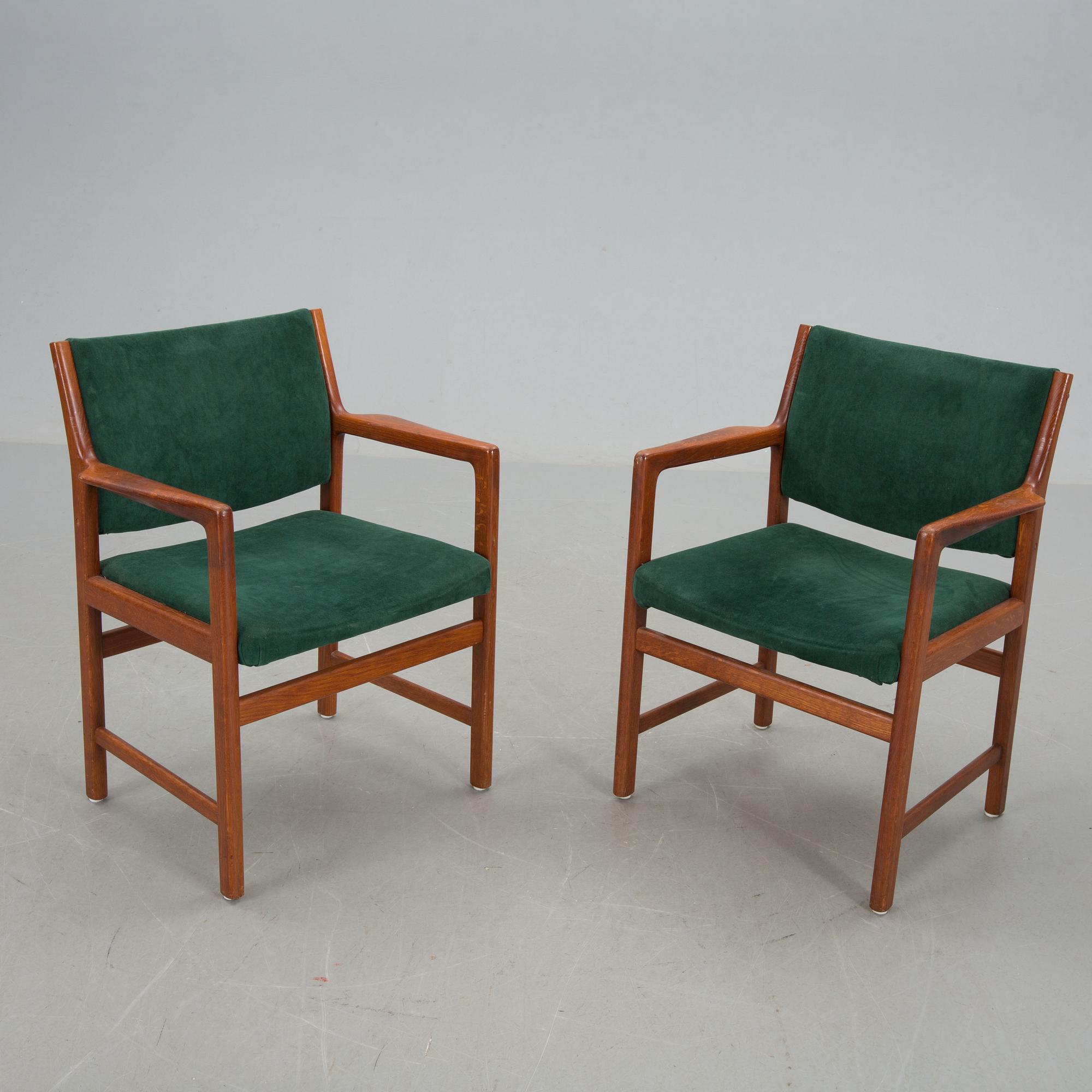 KARMSTOLAR, ett par, Karl Ekselius, JOC Vetlanda, 1958.