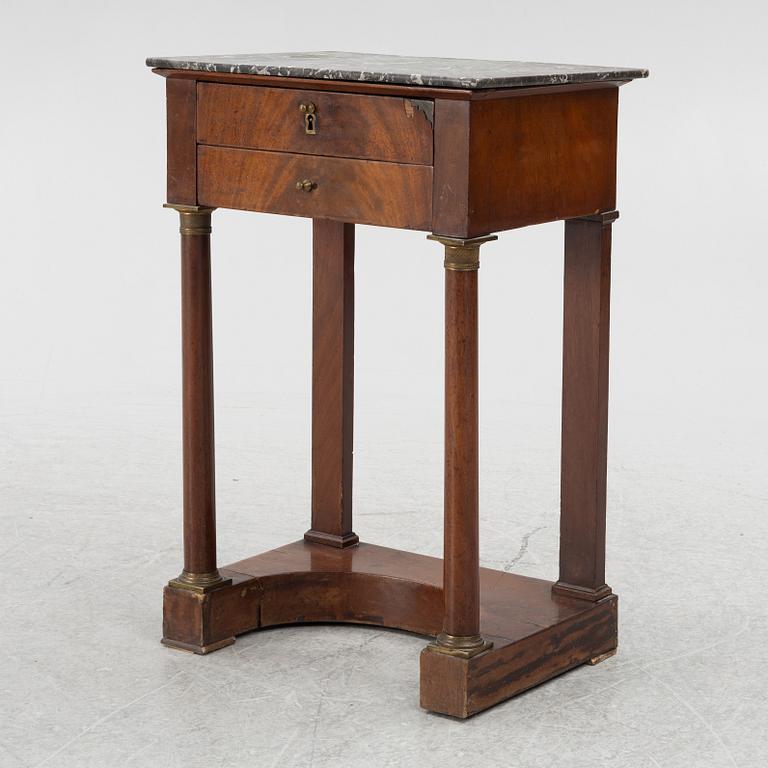 Bedside table/ side table, France, 19th century.