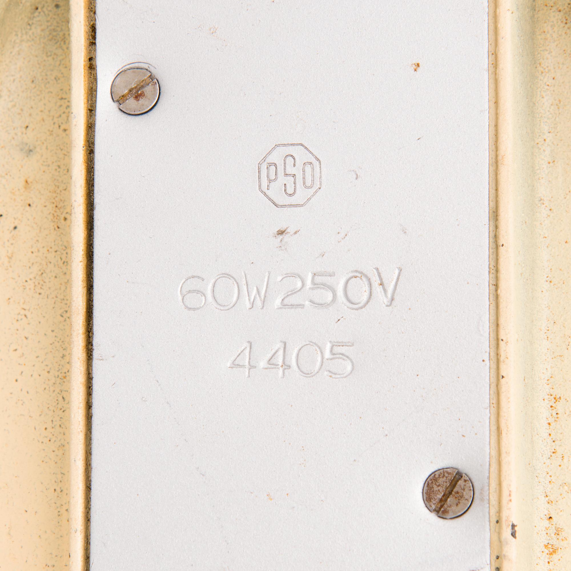 A mid 20th century desk lamp  by PSO, Pohjoismainen Sähkö Oy, Finland.