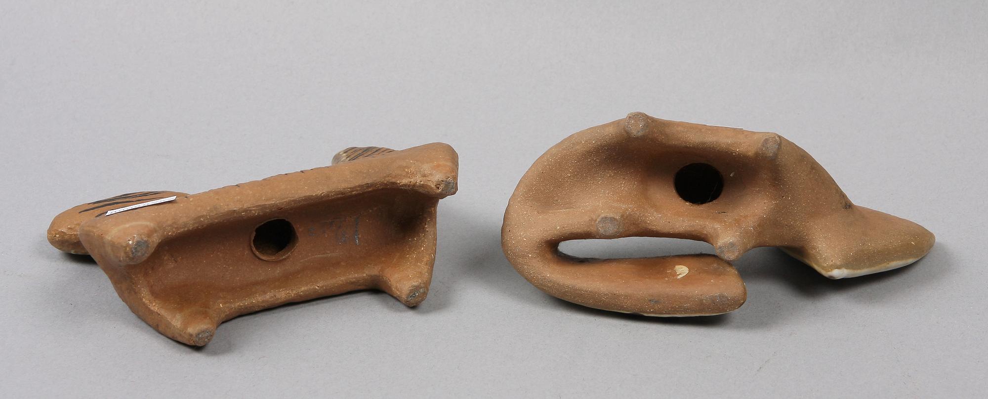 FIGURINER, 2 st, stengods, Lisa Larson, Gustavsberg.