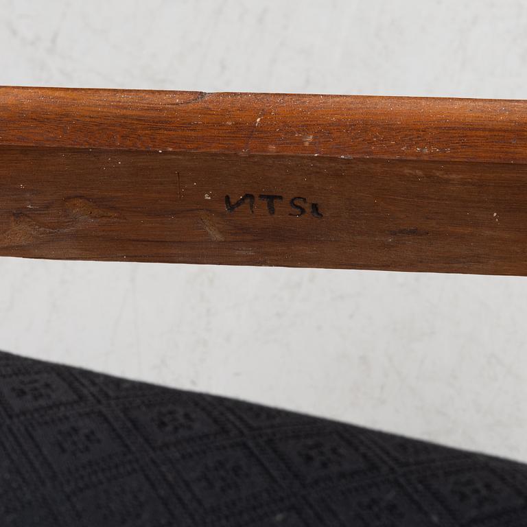 A pair of Empire armchairs, mid 19th century.