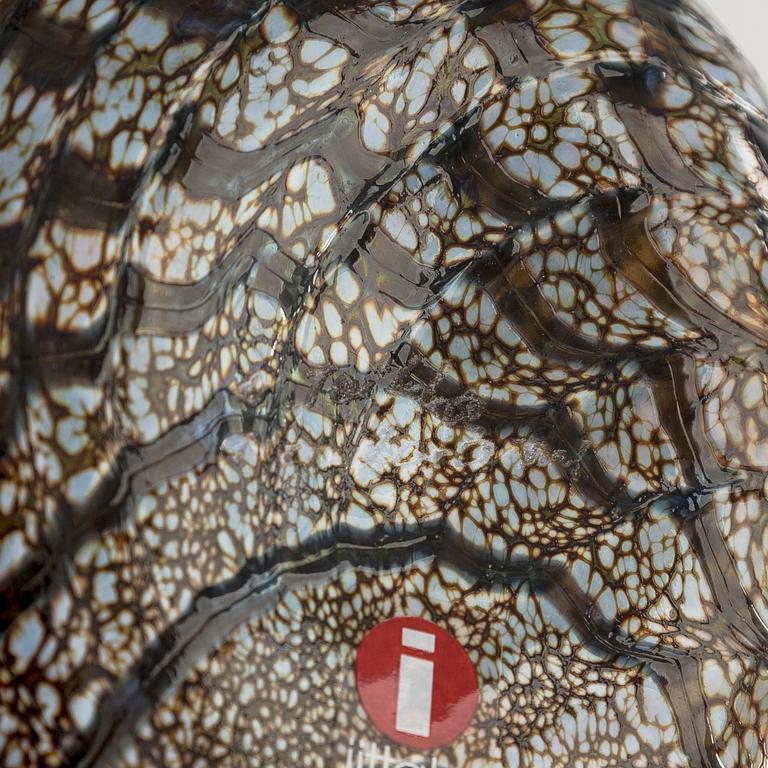 Oiva Toikka, glasfågel, "Spotted Crake", signerad O. Toikka Nuutajärvi.