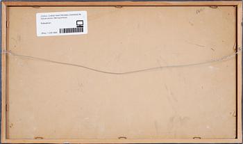 CHRISTIAN FREDRIK SWENSSON, olja på pannå. Monogramsign.