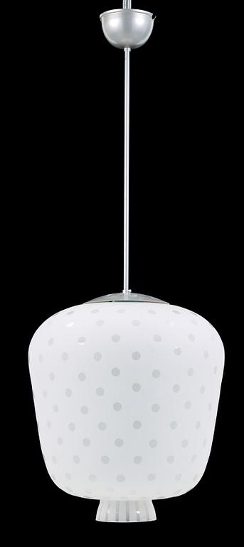TAKLAMPA, glas, 1950-tal.