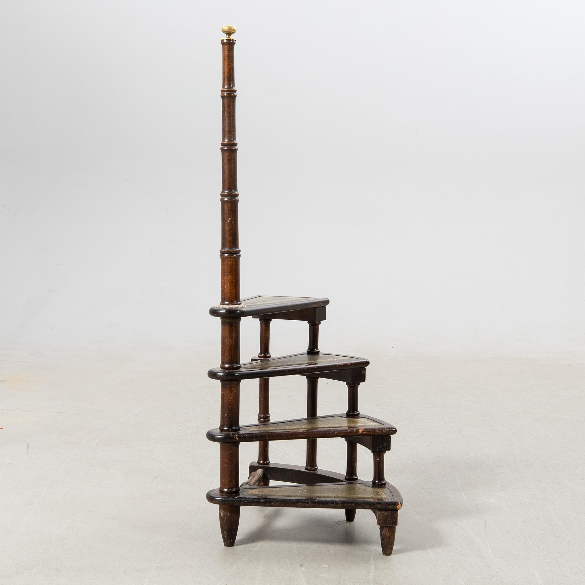 Library staircase, late 20th century.