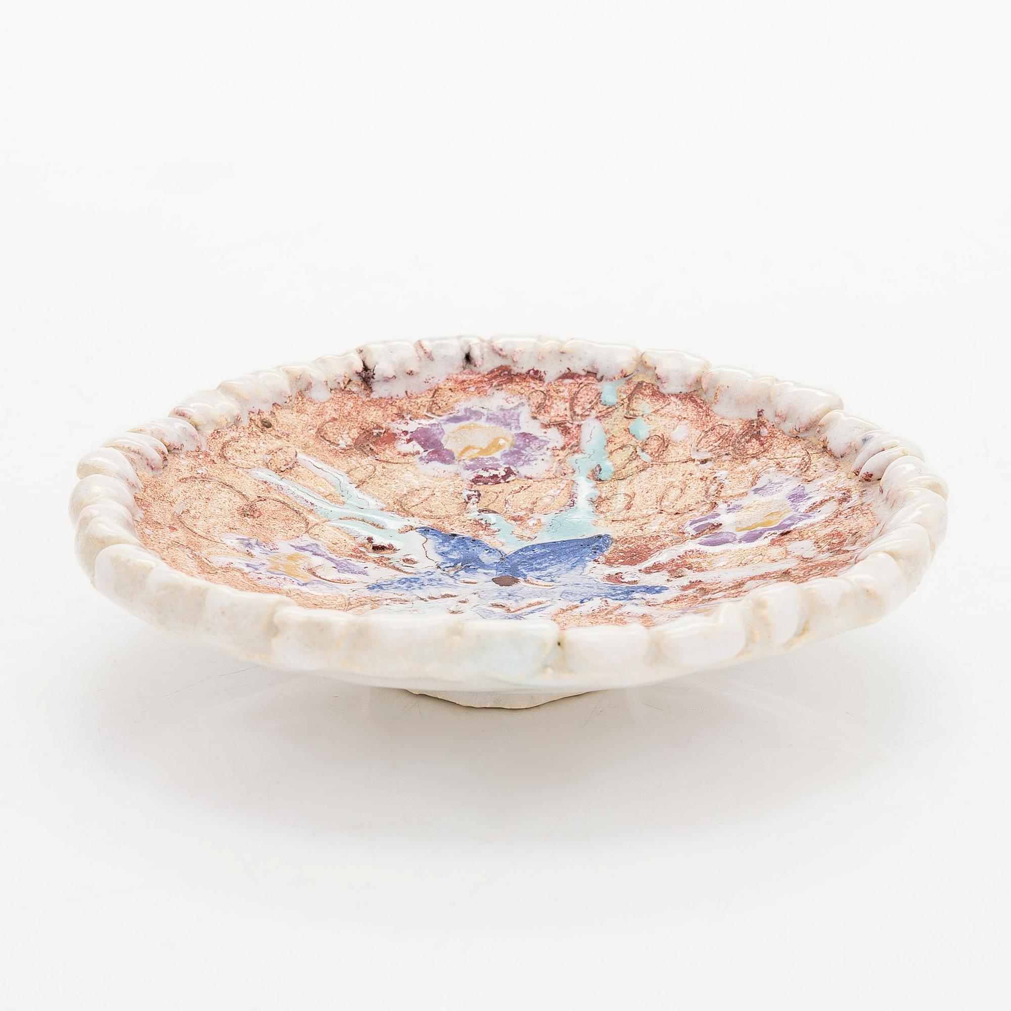 Birger Kaipiainen, väggrelief, stengods, signerad BK.