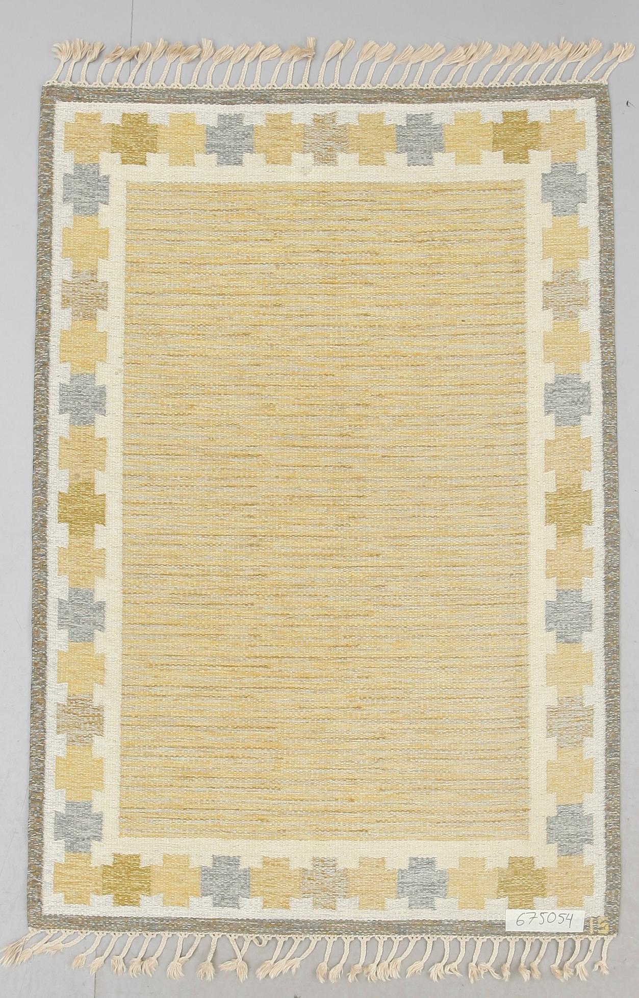 MATTA, rölakan, Ingegerd Silow, signerad IS. Ca 200 x 138 cm.