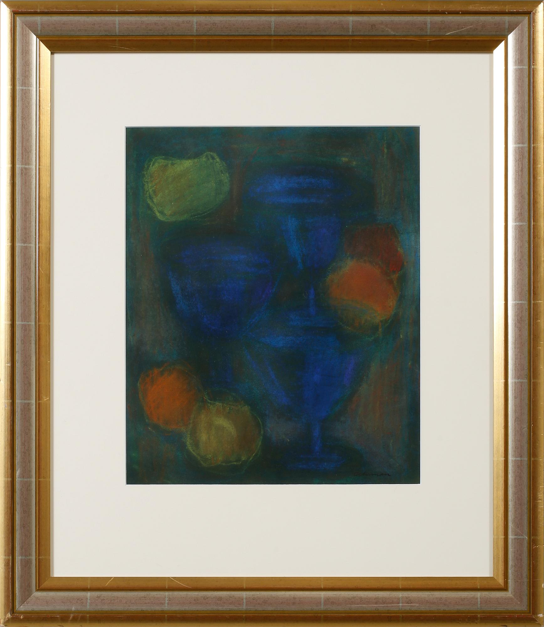 ELVINE OSTERMAN, pastell, signerad.