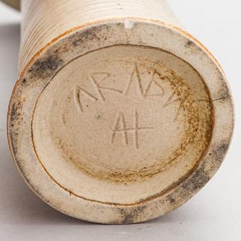 Annikki Hovisaari, a ceramic vase, signed AH Arabia.