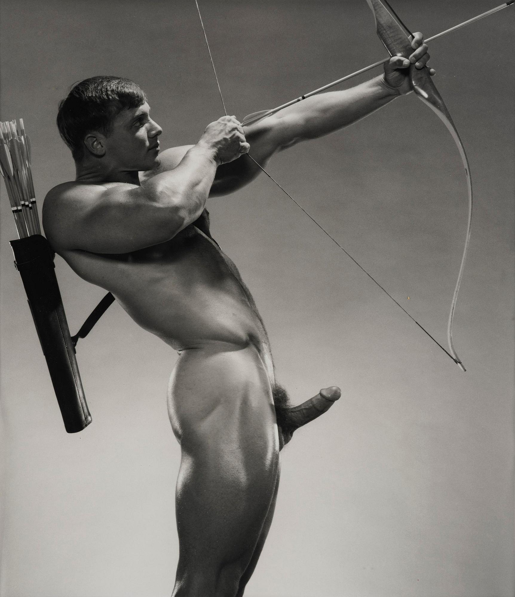 Jim French, "John Pruitt, Bow & Arrow", 1984.