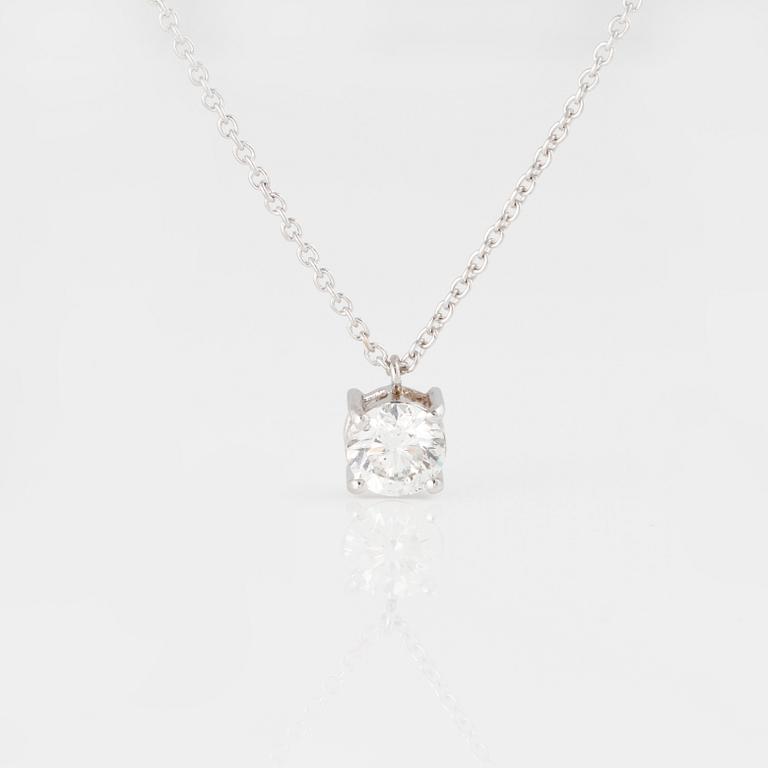 HÄNGE, med briljantslipad diamant 0.72 ct.