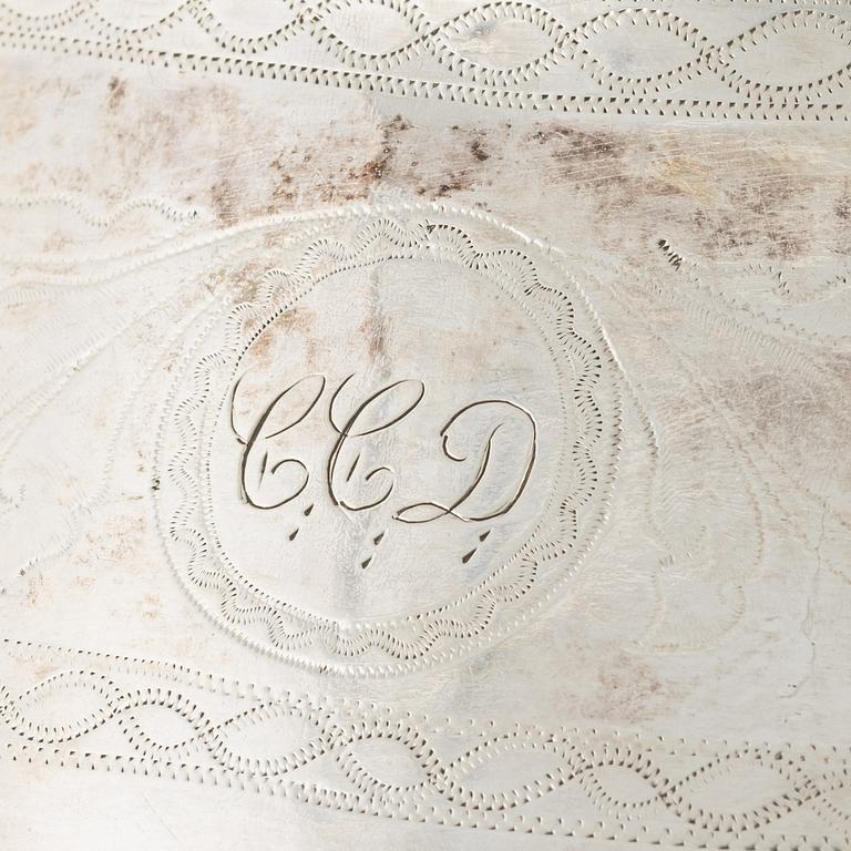 A Swedish Late Gustavian Silver Creamer, mark of Sven Lars Ljungberg, Örebro (active 1786-1819).