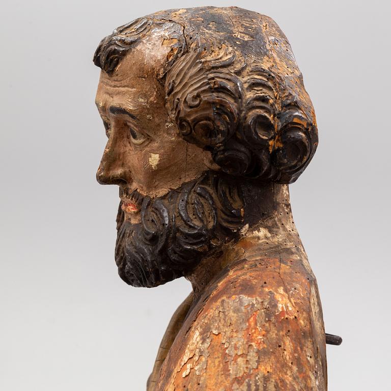 SCULPTURE, wood, 18th Century.