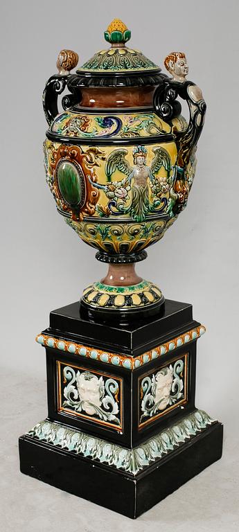 PRAKTURNA, majolika, Rörstrand, sent 1800-tal.