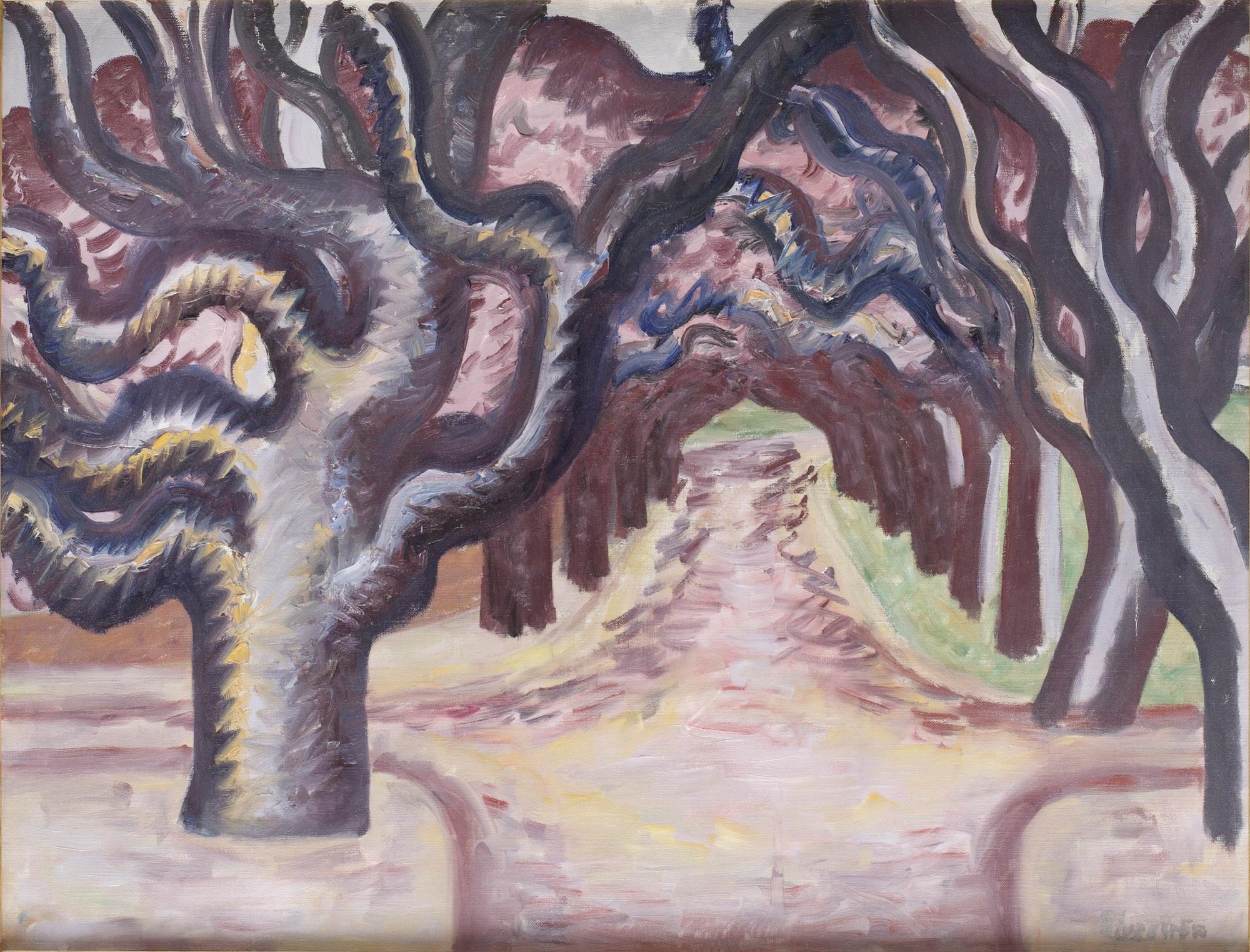 TOR BJURSTRÖM. Olja på duk, stämpelsignerad.