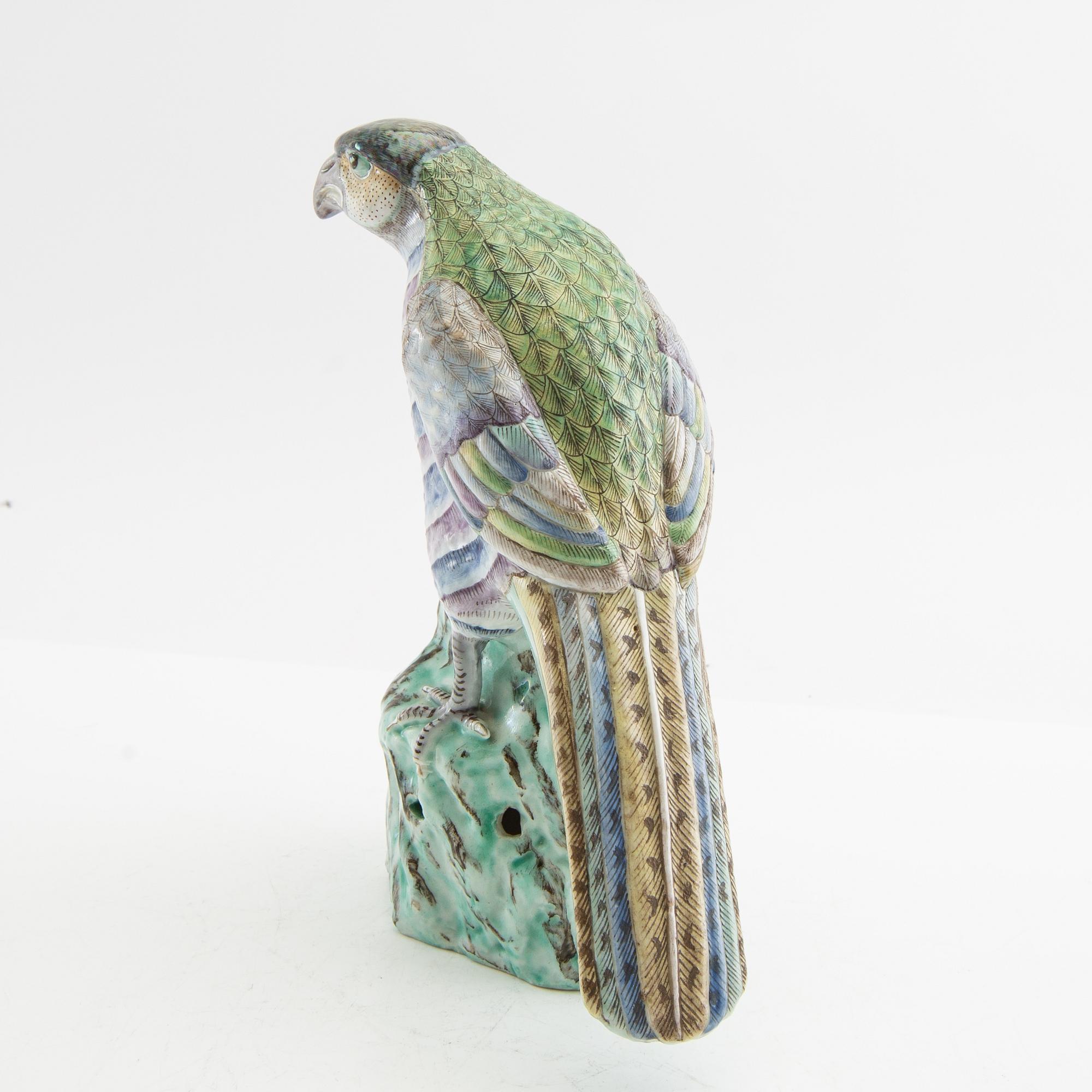 Figurin, porslin. Qingdynastin, Qianlong (1736-95).