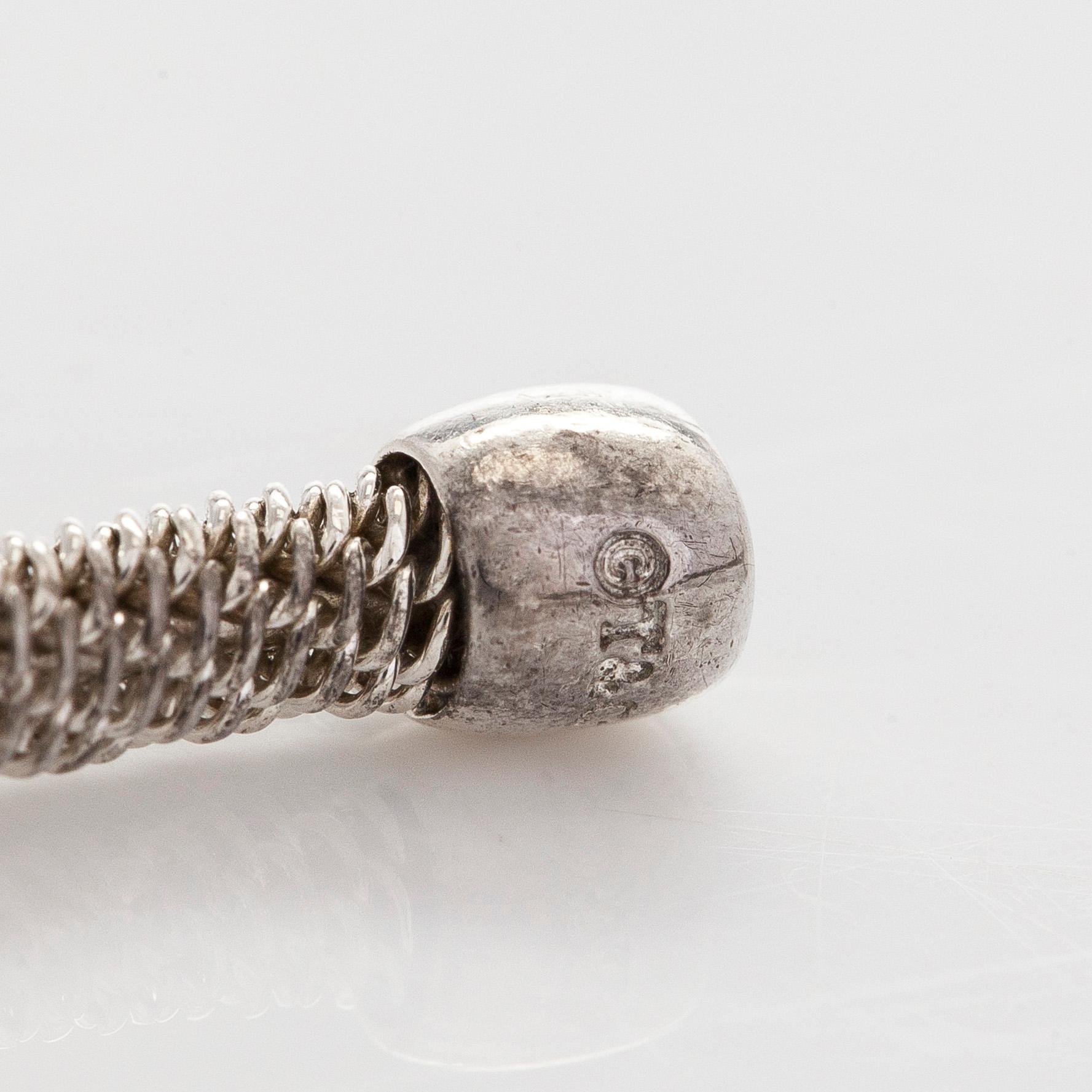 Tiffany & Co, rannekoru, "Somerset Star", sterling hopeaa.