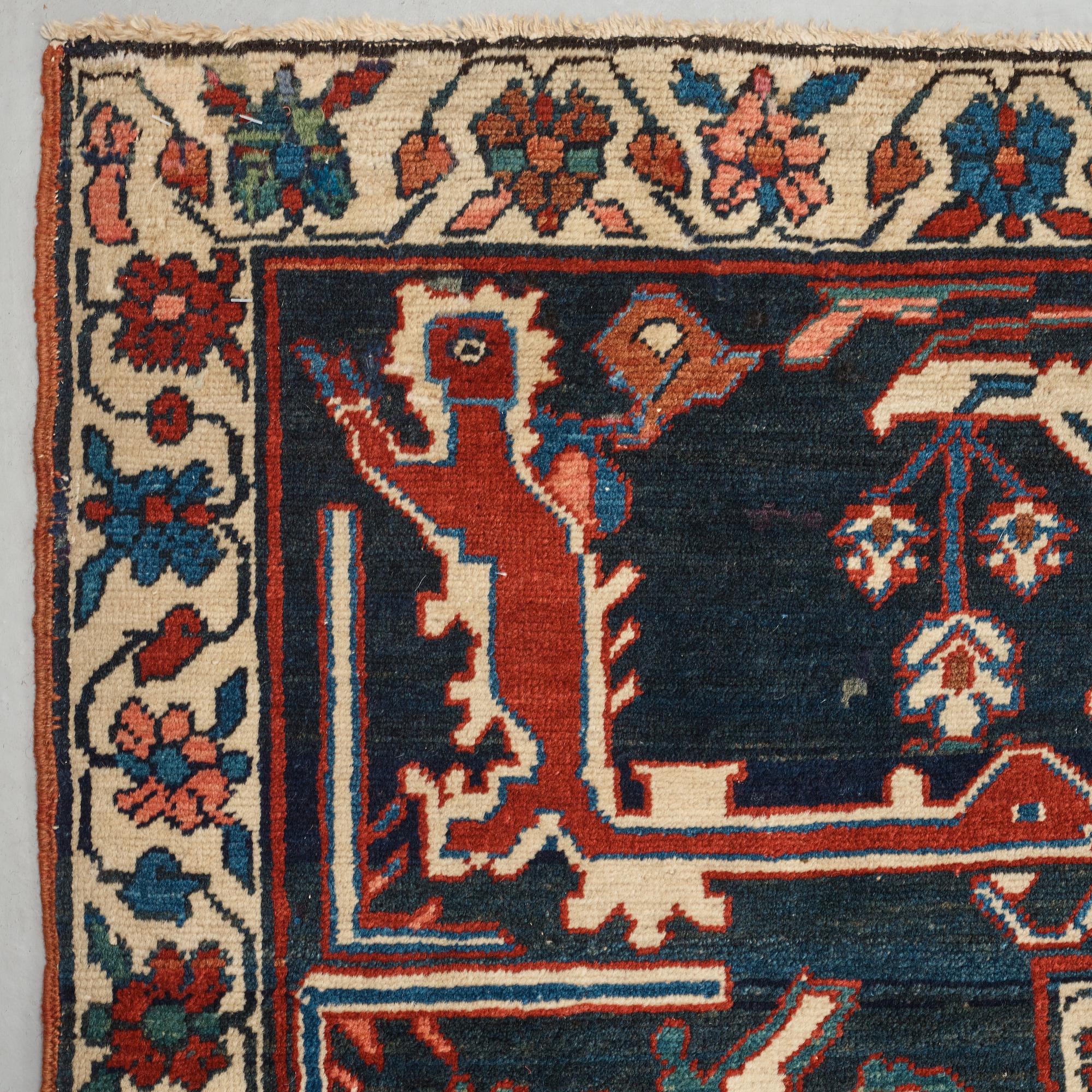 MATTO, an antique Bakshaish, ca 693 x 398,5 cm, dated "1298"AH/1880 AD probably.