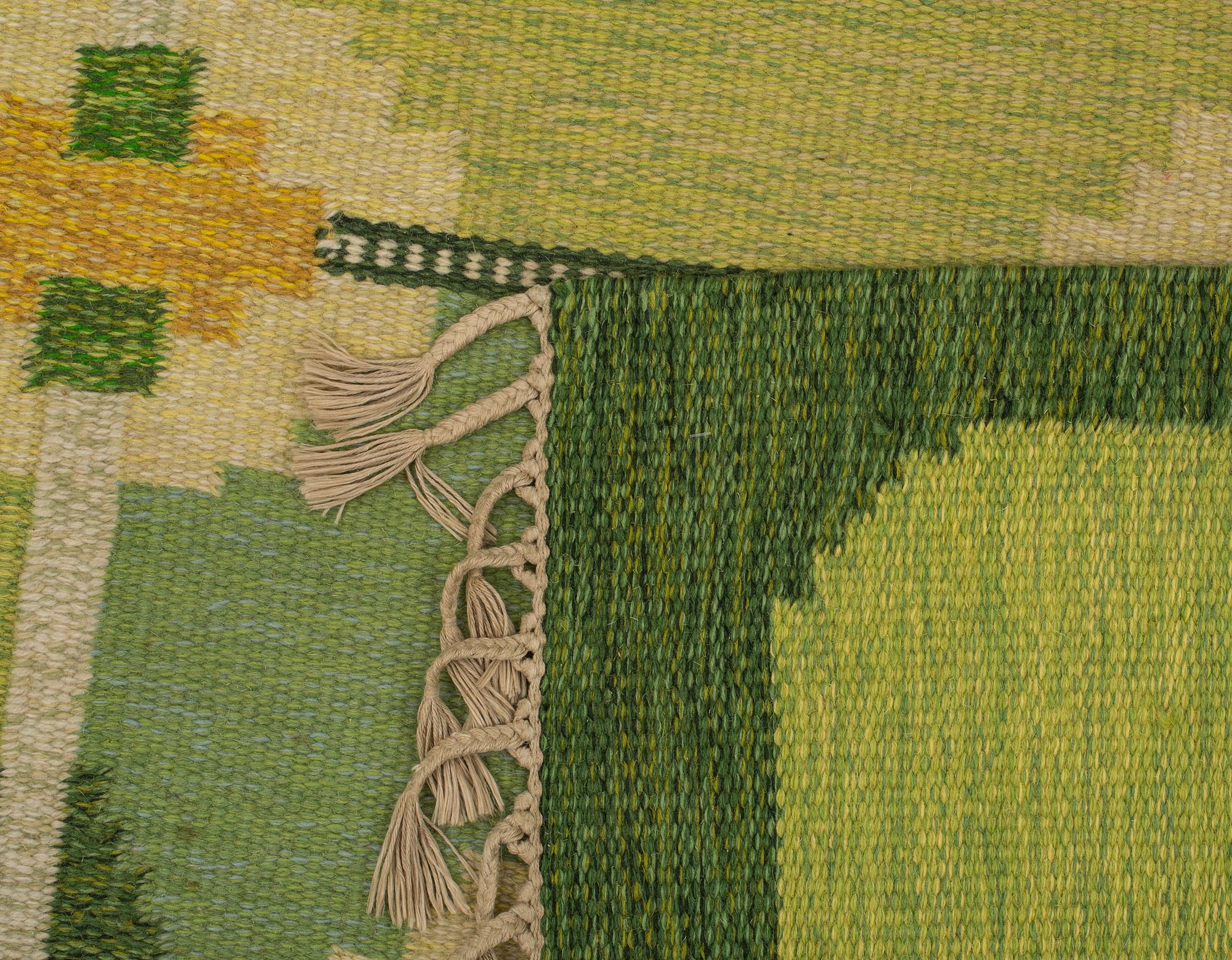 MATTA, rölakan, monogramsignerad IS (Ingegerd Silow). Ca 230 x 163 cm.