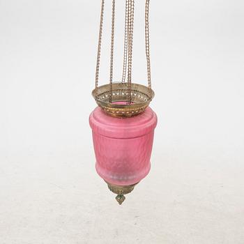 An early 1900s ceiling pendant.