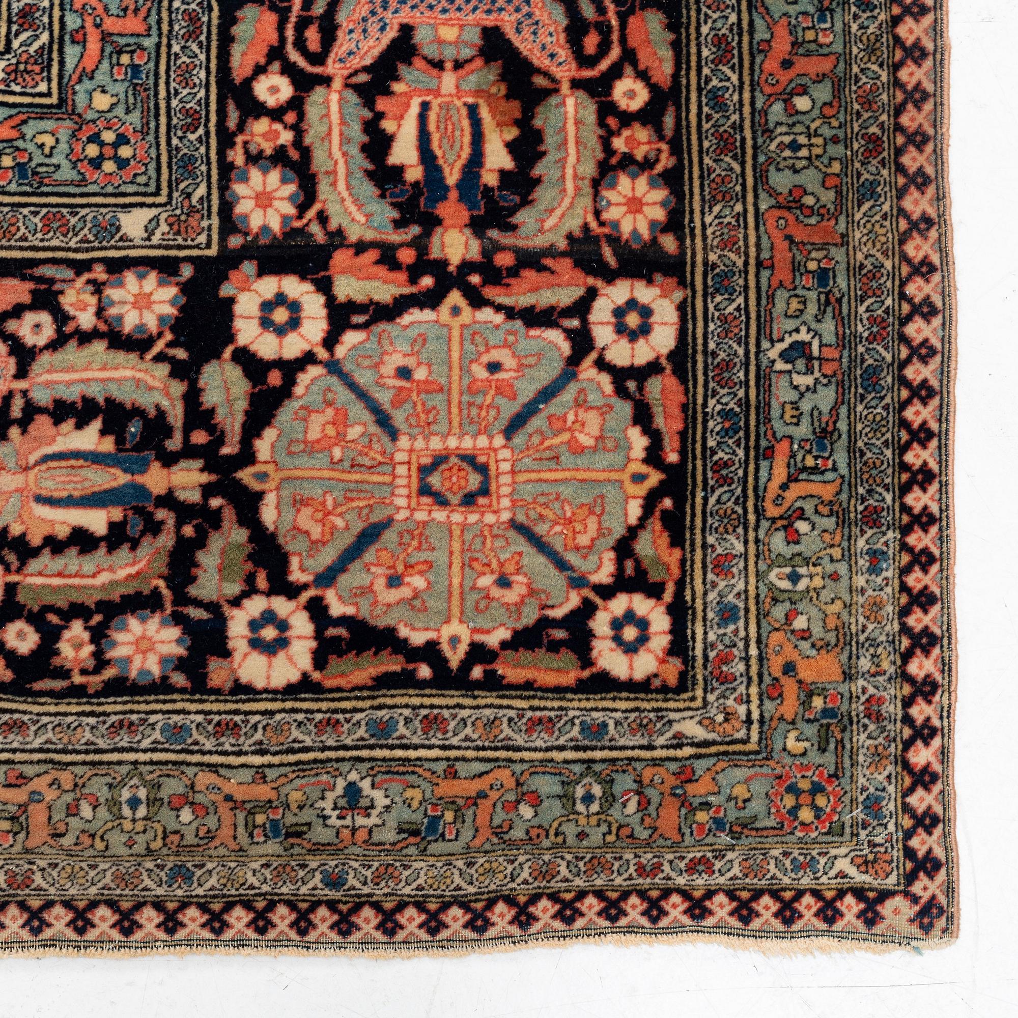 Matta, antik Keshan "Motachem", ca 354 x 257 cm.