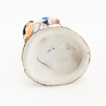 Figurines 8 pcs including Dresden/Sitzendorf Germany first half of the 20th century porcelain.