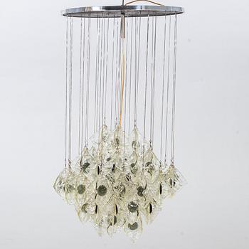 A Ceiling light, Italy, second half of the 20th century.