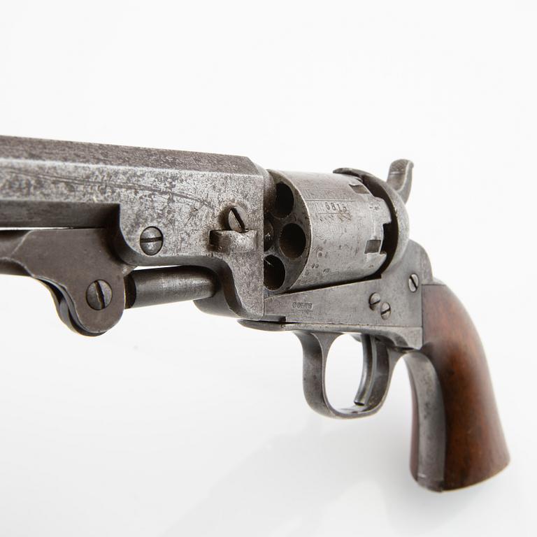 Revolver, Colt 1849 Pocket, USA, manufactured 1867.