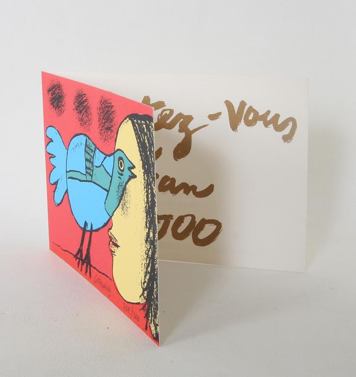 BEVERLOO CORNEILLE, 4 delar. Sign o numr från Galleri GKM, Siwert Bergström.