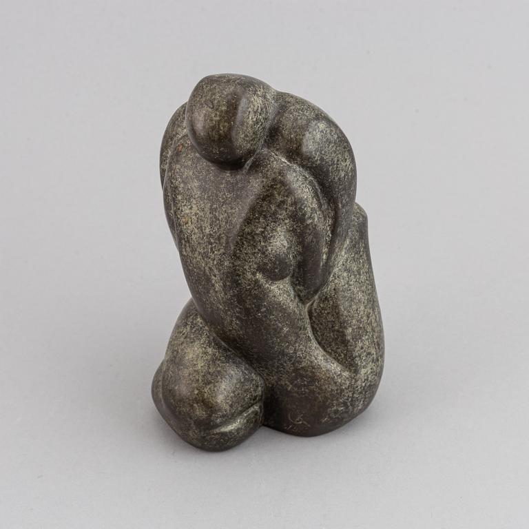 Unknown artist 20th Century. Sculpture.  Bronze. Signed with monogram CT. Ed 3/3.