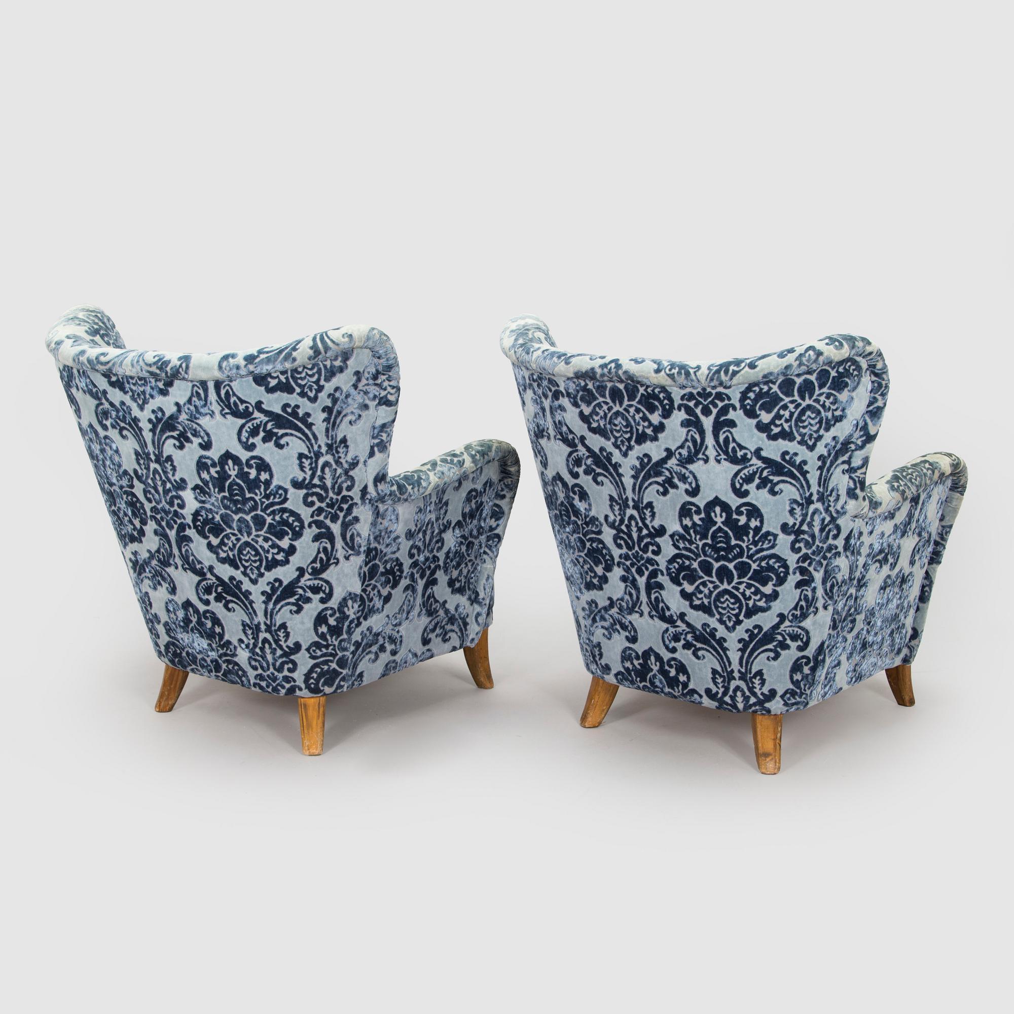 Fåtöljer, ett par, 1900-talets mitt.