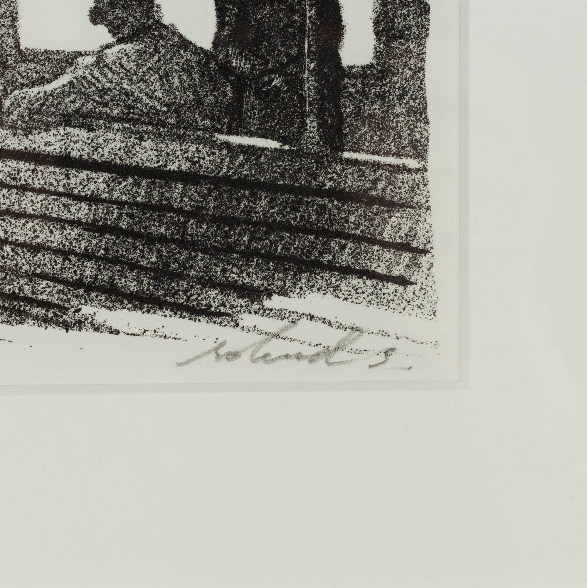 Roland Svensson, 3 litografier, signerade, en daterad -43 och 2 numrerade 16/30 samt 49/360.