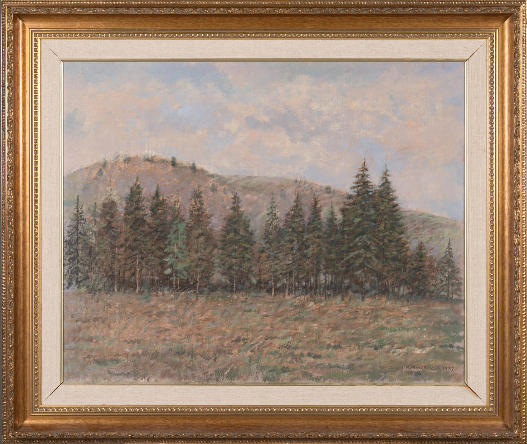 Olavi Hurmerinta, oil on canvas, signed and dated 1987.