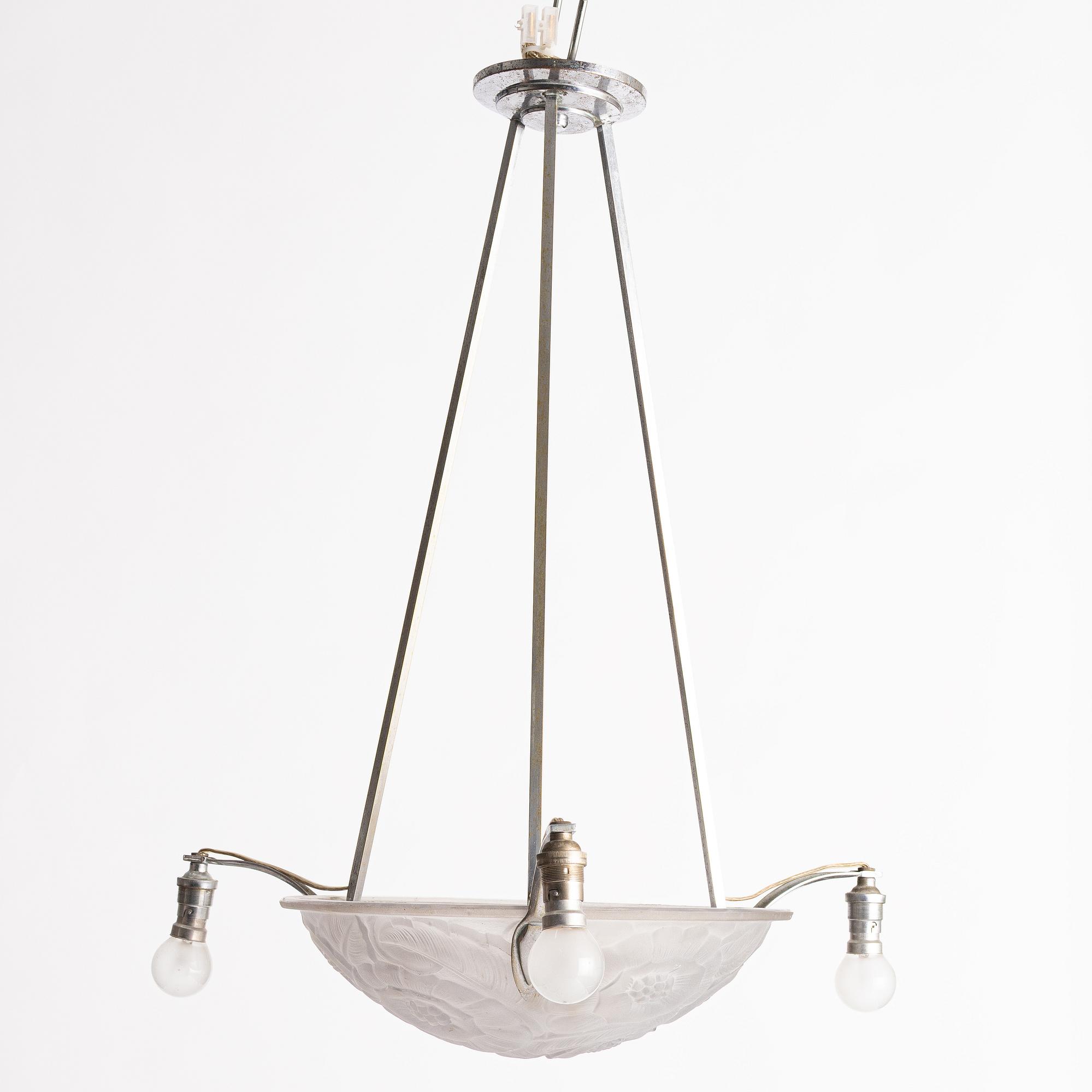 Ceiling lamp, art deco, 1920s-30s.