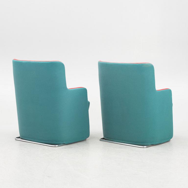 Börge Lindau & Bo Lindekrantz, armchairs, a pair, "Solo M", Lammhults Möbel AB.