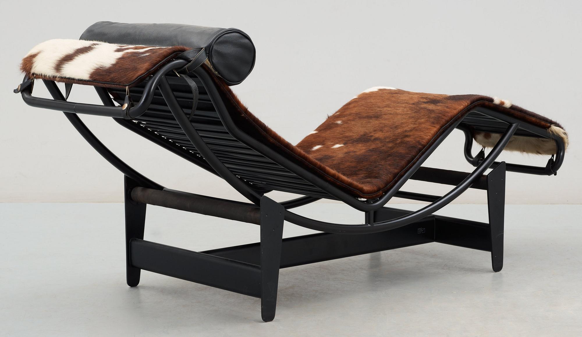 A Le Corbusier, Pierre Jeanneret & Charlotte Perriand 'LC 4' easy chair, Cassina, Italien.