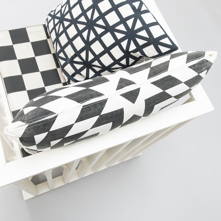 A KOLOMAN MOSER/JOSEF HOFFMANN, 'Purkersdorf' armchair from late 21th century for Wittmann.