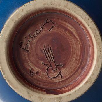 Berndt Friberg, a stoneware vase, Gustavsberg studio, Sweden 1960.