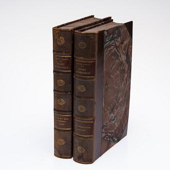 BÖCKER, 2 VOLYMER, Huset Rothschild, Conte Corti, Holger Schildts Förlag 1928-1930.