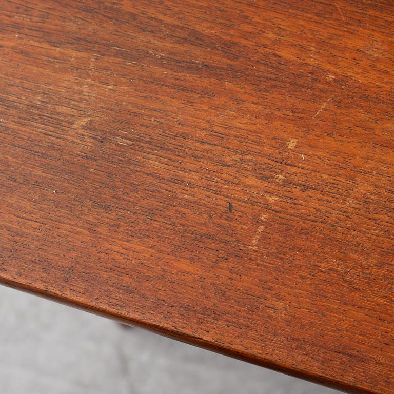 JOHN TEXMON, A teak veneered 'Ola-pulten' desk with bookcase, Blindheim Møbelfabrikk, 1950's.