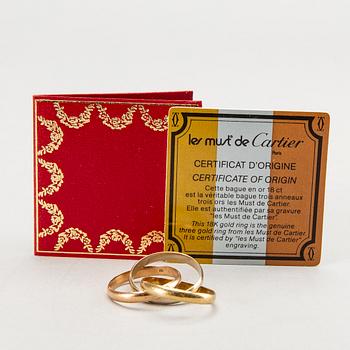 CARTIER, "Trinity" ring.