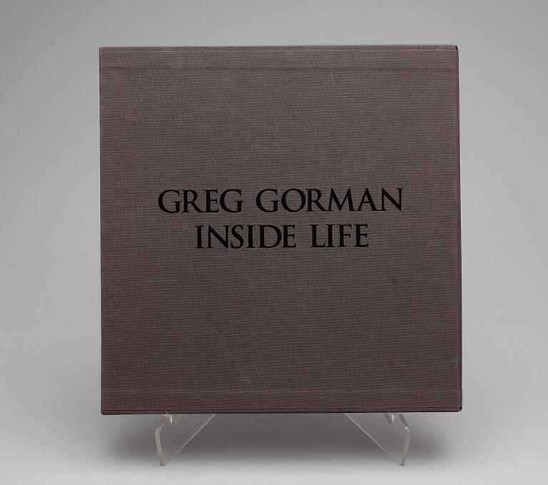 GREG GORMAN, BOK "Inside life", medföljande FOTO, signerat.