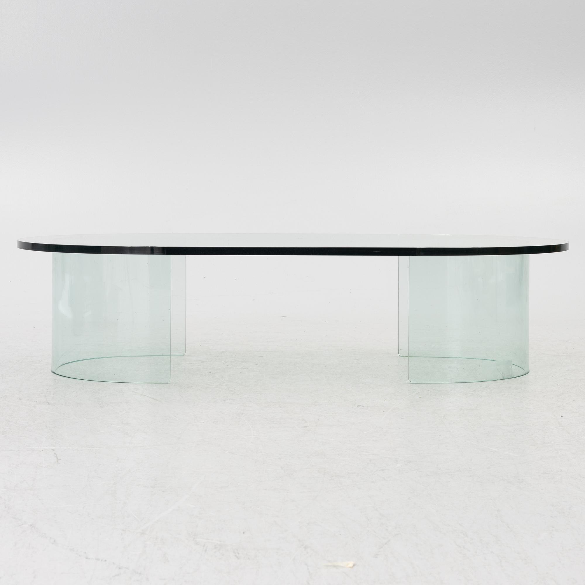 Soffbord, glas, samtida.