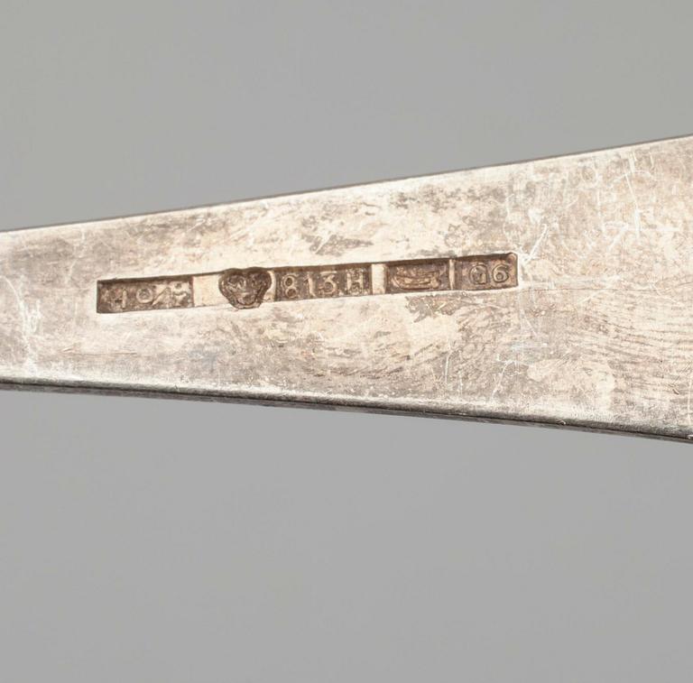 SILVERFÖREMÅL, 12 st, 813H, finska stämplar samt finska importstämplar. 1930-1977. Vikt 831 g.