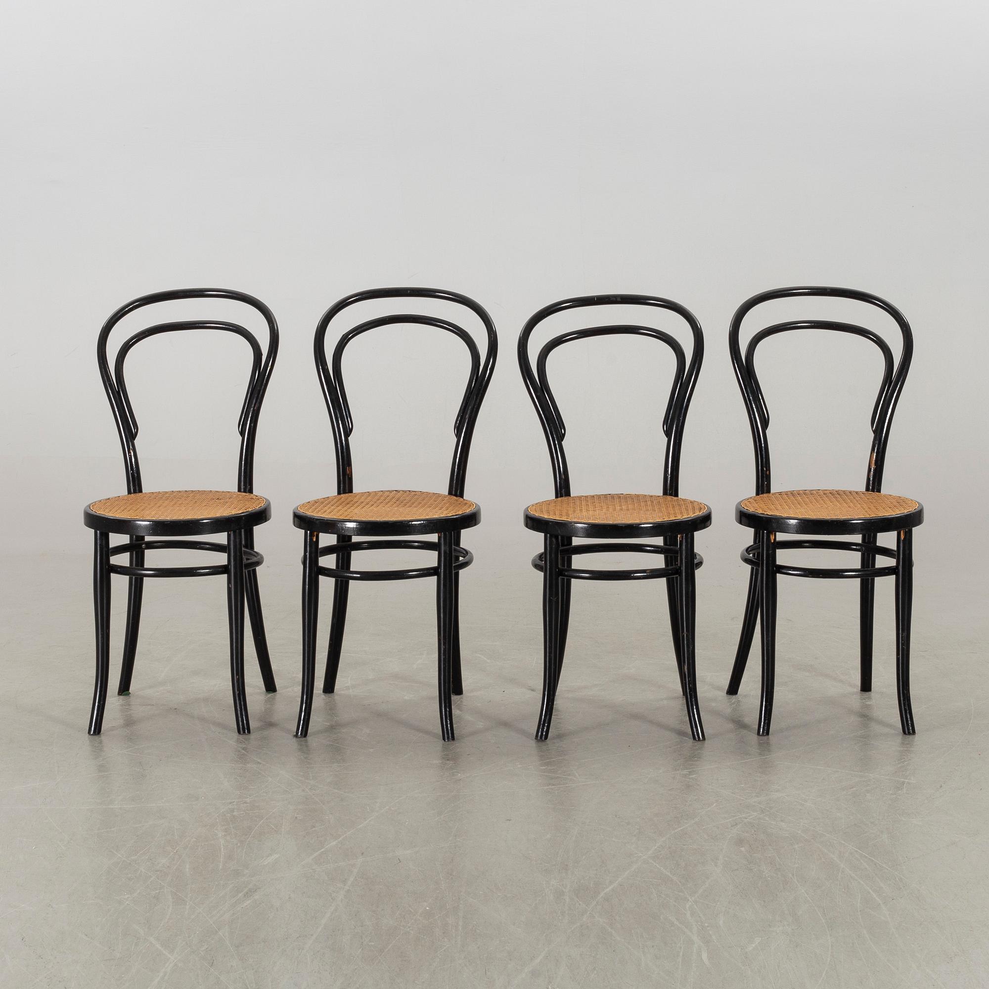 STOLAR, 4 st, Thonet-stil.