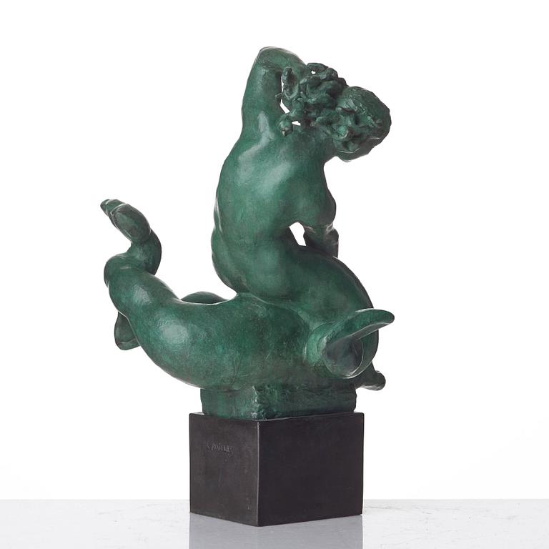 Carl Milles, "Solglitter", "Najad på delfin" ( = Naiad and dolphin).