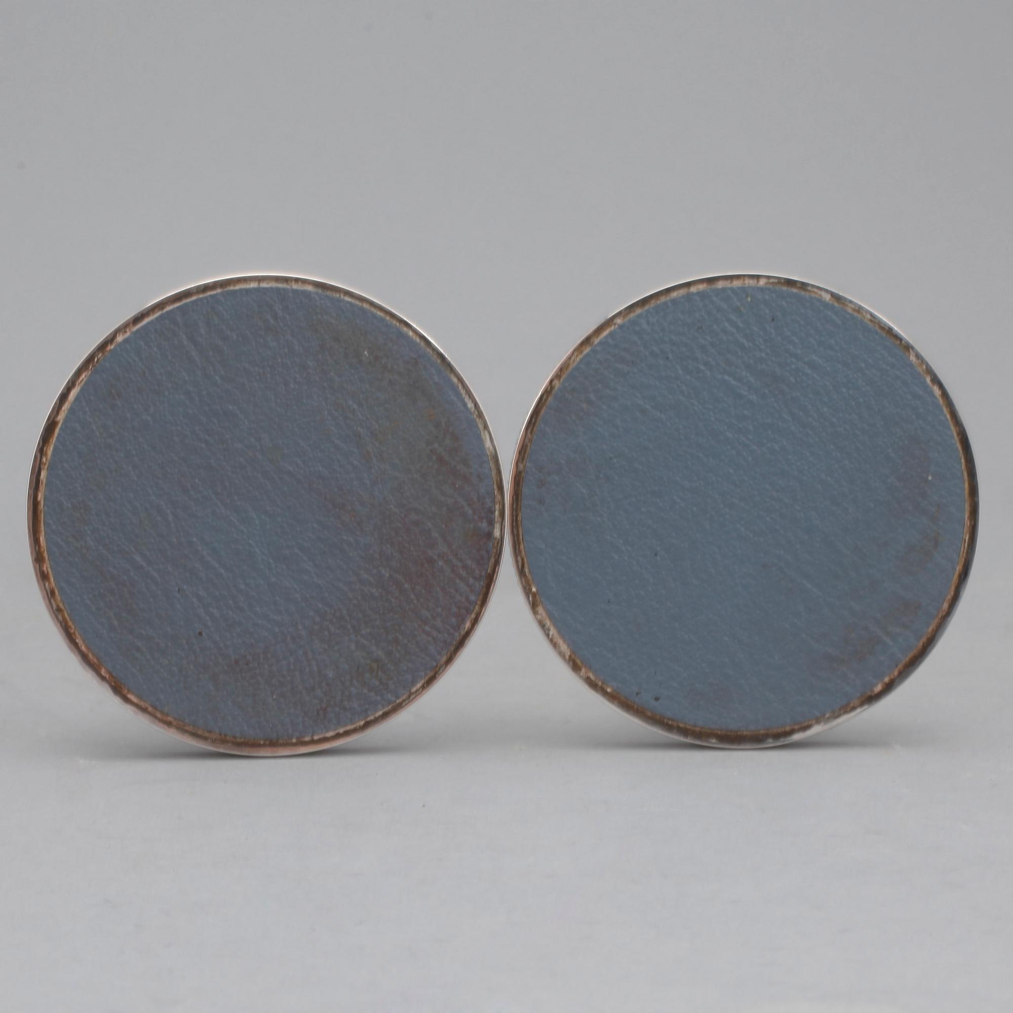 LJUSSTAKAR, ett par, silver, Ceson, Göteborg, 1964.
