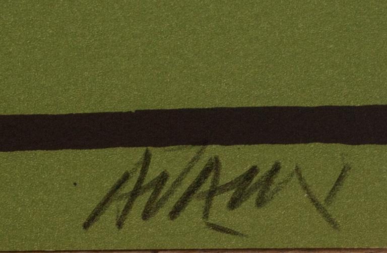 VALERIO ADAMI, färgserigrafi, signerad och numrerad XII.XX e.a.