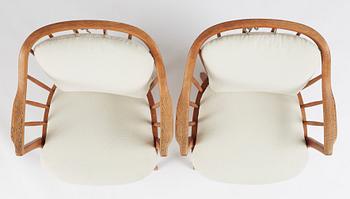 John Kärnhagen, karmstolar 1 par, Swedish Modern, 1930-40-tal.